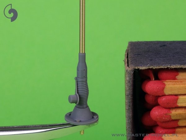 Master GM-16-007 Antena Comrod VHF3088VM - używana na czołgu Leopard 2 A7V oraz innych pojazdach (2 szt.) - wersja PROSTA 1/16