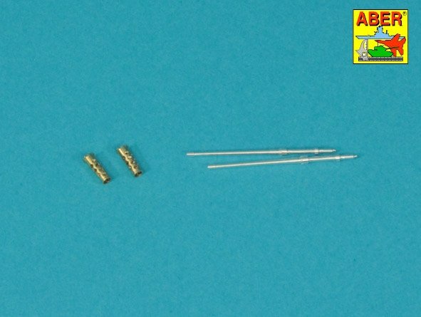 Aber 35L-362 Set of 2 Barrels for US Cal .50 / Zestaw 2 luf do amerykańskiego kalibru .50 Browning M2 HB (Das Werk) 1/35