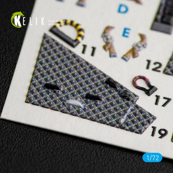 KELIK K72030 OA-4M &quot;SKYHAWK&quot; INTERIOR 3D DECALS FOR FUJIMI/HOBBY 2000 KIT 1/72