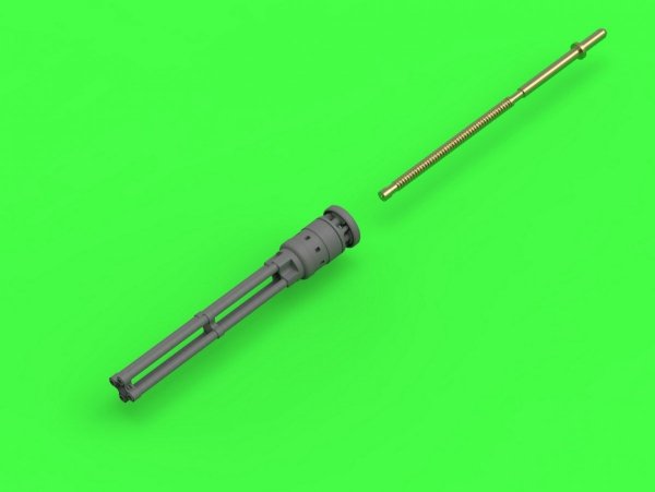 Master AM-72-110 Mi-24 (Hind D/E) - JakB-12.7 machine gun barrel and DUAS probe (metal and resin parts) 1:72