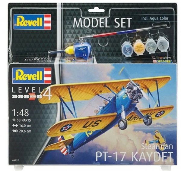 Revell 63957 Stearman PT-17 Kaydet Model-Set 1/48