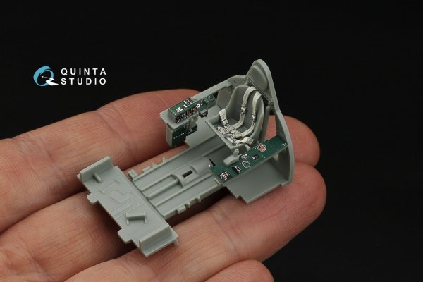 Quinta Studio QD48538 F4F-4 Wildcat 3D-Printed &amp; coloured Interior on decal paper (Academy) 1/48
