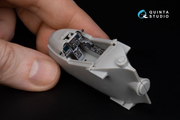Quinta Studio QD48309 AV-8B Late 3D-Printed &amp; coloured Interior on decal paper (Hasegawa) 1/48