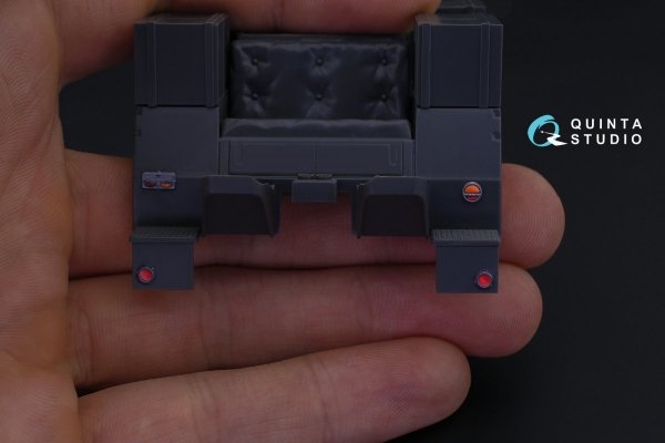 Quinta Studio QD35025 Krupp Protze 3D-Printed &amp; coloured Interior on decal paper (for Tamiya kit) 1/35