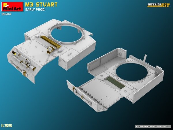MiniArt 35404 M3 STUART EARLY PROD. INTERIOR KIT 1/35