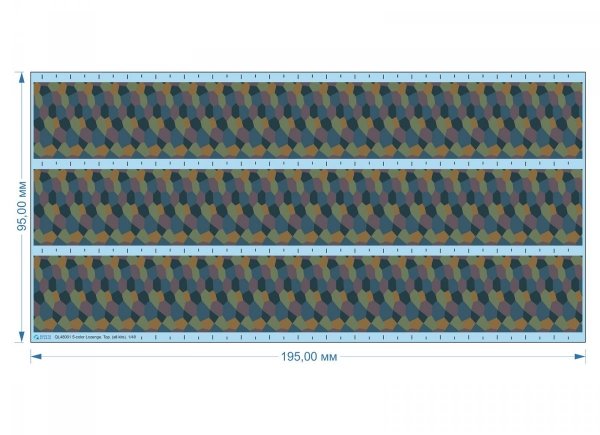 Quinta Studio QL48001 German WWI 5-Colour Lozenge (upper surface) 1/48