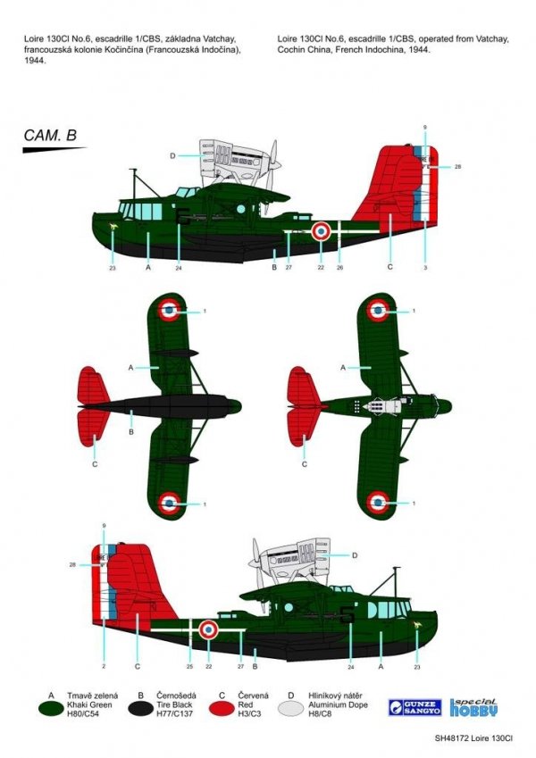 Special Hobby 48172 Loire 130Cl &quot;Colonial&quot; 1/48