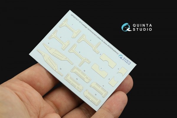 Quinta Studio QP32016 F-16 block 40/42 reinforcement plates (Academy) 1/32