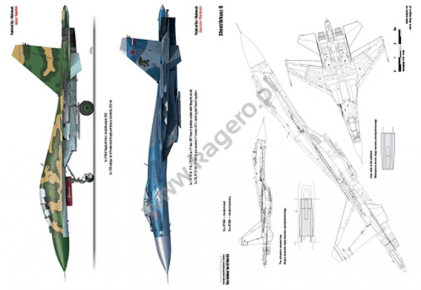 Kagero 7083 The Sukhoi Su-27/Su-33 EN/PL