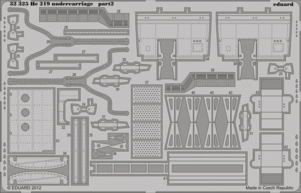 Eduard 32325 He 219 undercarriage 1/32 Revell