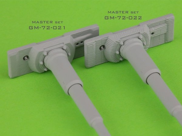 Master GM-72-022 PzKpfw VI Tiger I - MG-34 gun barrels &amp; 88mm KwK36 L/56 with late muzzle break and final version gun mantlet 1/72
