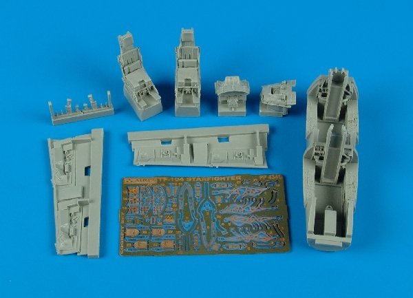 Aires 4341 TF-104 Starfighter cockpit set 1/48 Hasegawa