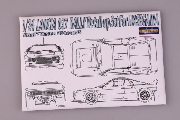 Hobby Design HD02-0256 Lancia 037 Rally - Detail Up Set 1984 Tour de Rally Winner (for Hasegawa) 1/24