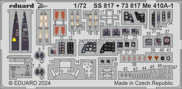 Eduard SS817 Me 410A-1 AIRFIX 1/72
