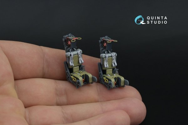 Quinta Studio QR+48094 GRU-7A late, 2 ejection seats for F-14 A/F-14B (Hasegawa, GWH) 1/48