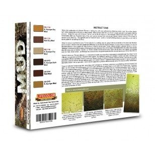 Lifecolor SPG05 Pigments and colours Mud 6x22ml