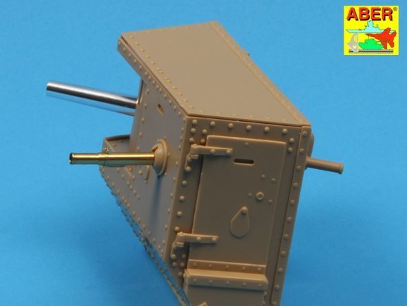 Aber 35L-155 Barrels for British WWI Tank Mark IV – Male (1:35)	