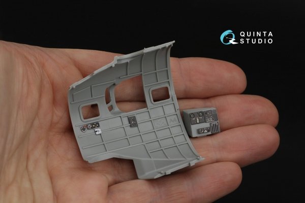 Quinta Studio QDS-48561 Boeing B-17G 3D-Printed &amp; coloured Interior on decal paper (HK models) (small version) 1/48