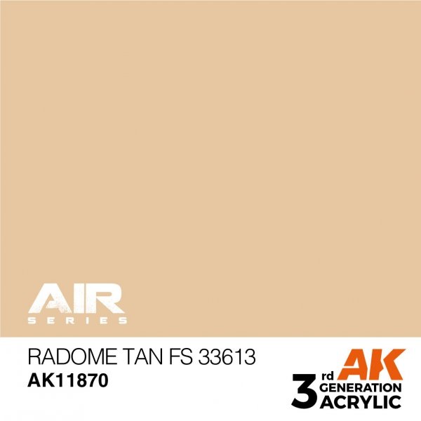 AK Interactive AK11870 RADOME TAN FS 33613 – AIR 17 ml