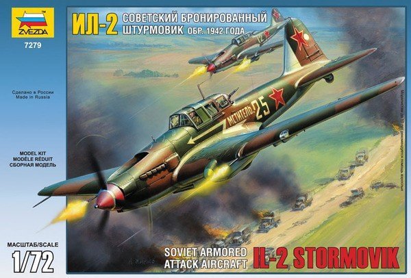 Zvezda 7279 ILUYSHIN IL-2M (1:72)