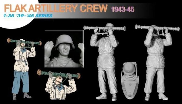 Dragon 6275 Flak Artillery Crew(Winter1943-45) (1:35)