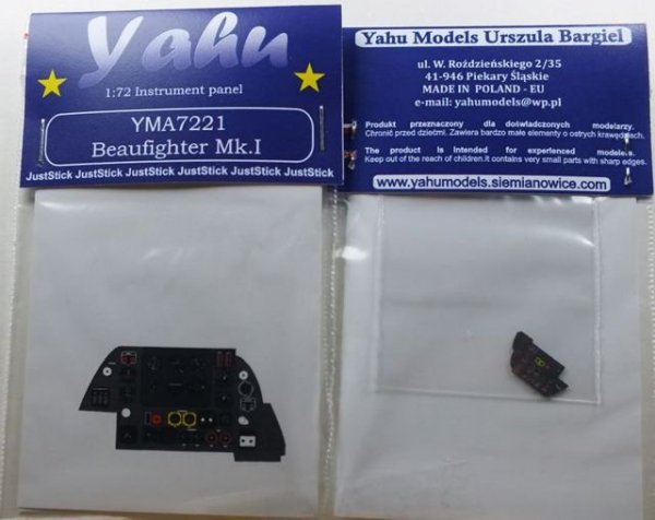 Yahu YMA7221 Beaufighter Mk.I (Hasegawa) 1:72