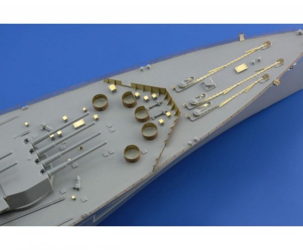 Eduard 53165 HMS King George V cranes &amp; railings  TAMIYA 1/350