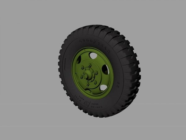 Panzer Art RE35-529 M35&amp;M109 trucks road wheels (Goodyear) 1/35