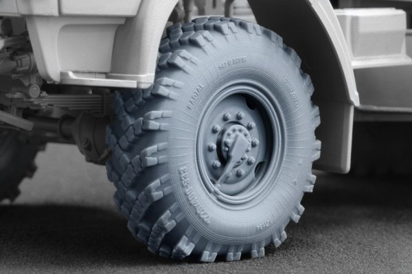 ScaleX WM 35009S Kamaz 4310 Sagged wheel set (for Trumpeter) 1/35