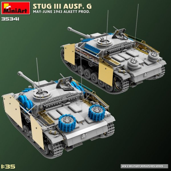MiniArt 35341 STUG III AUSF. G MAY-JUNE 1943 ALKETT PROD. 1/35