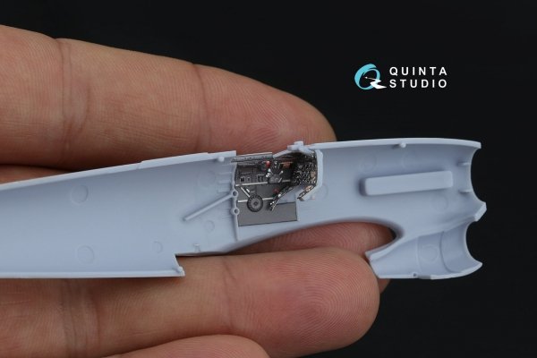 Quinta Studio QD72154 Typhoon Mk.1B Late 3D-Printed coloured Interior on decal paper (Airfix) 1/72