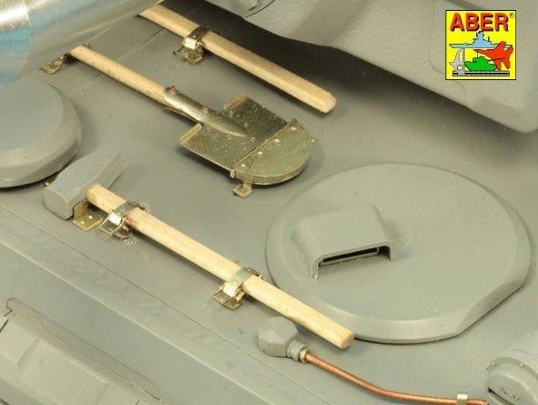 Aber 16028 Useful parts for the early versions of the Tiger I tank / Pożyteczne części do czołgu Tiger I wczesnych wersji 1/16