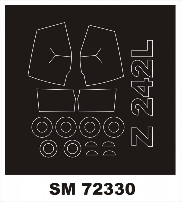 Montex SM72330 ZLIN 242L AZ MODEL 1/72