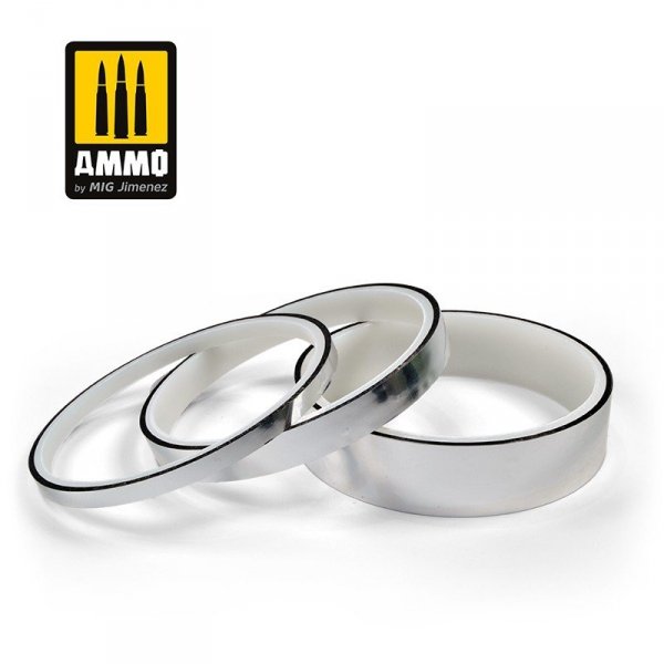 Ammo of Mig 8254 CHROME TAPE 20 mm x 10 m (0.78 in x 32.8 ft)