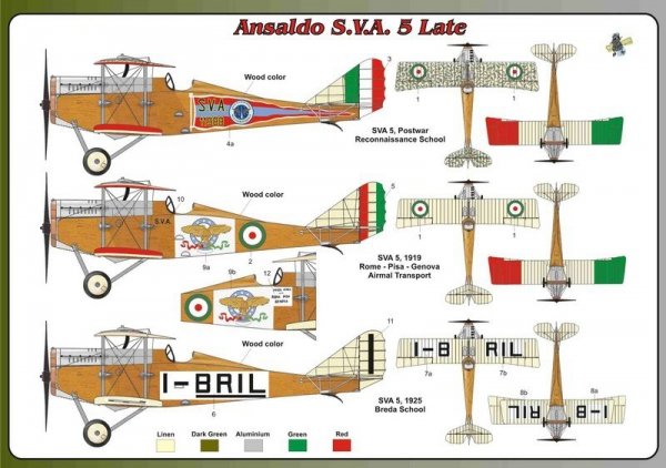 Fly 48007 ANSALDO S.V.A.5 LATE 1:48