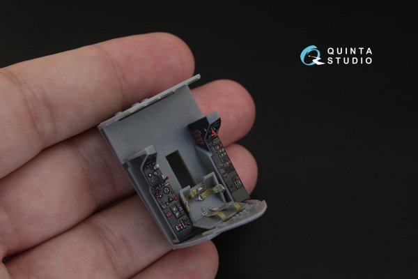 Quinta Studio QD48153 F4U-5 3D-Printed &amp; coloured Interior on decal paper (for Hobby Boss kit) 1/48