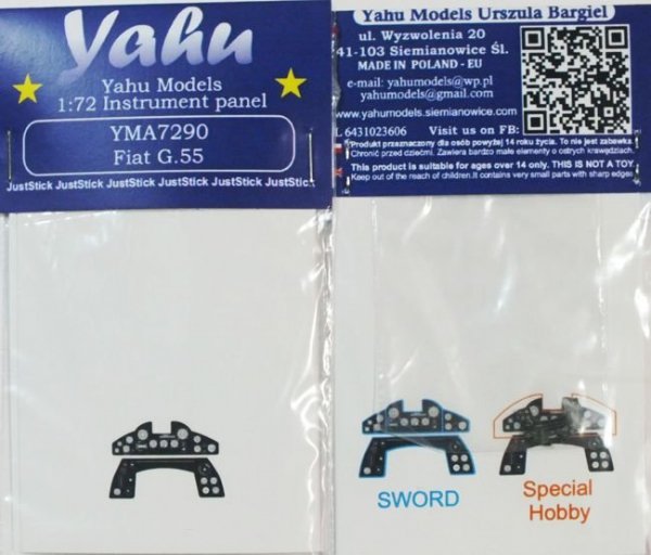 Yahu YMA7290 Fiat G.55 Sword / Special Hobby (1:72)