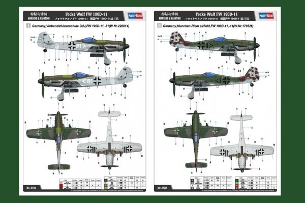 Hobby Boss 81718 Focke Wulf FW 190D-11 (1:48)