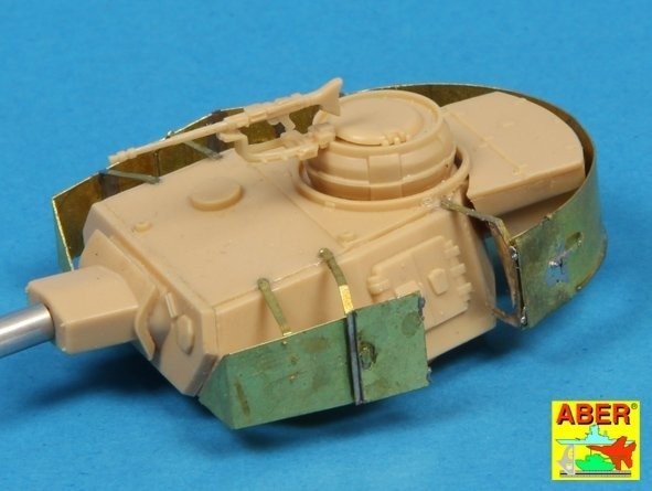 Aber 72A06 Osłony wieży do PzKpfw IV / Turret skirts for PzKpfw IV 1/72