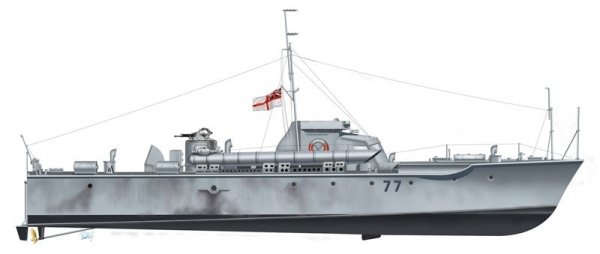 Italeri 5610 British Vosper MTB (1:35)