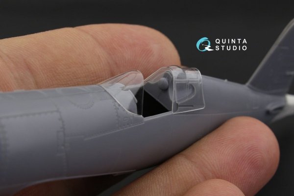 Quinta Studio QC72023 F4U-1 Corsair (Bird cage) vacuformed clear canopy (for Tamiya kit) 1/72