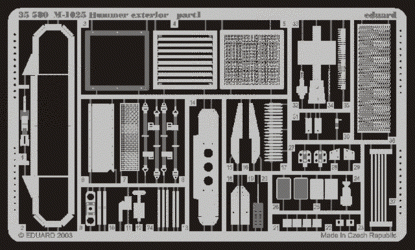 Eduard 35580 M-1025 exterior 1:35 Academy 