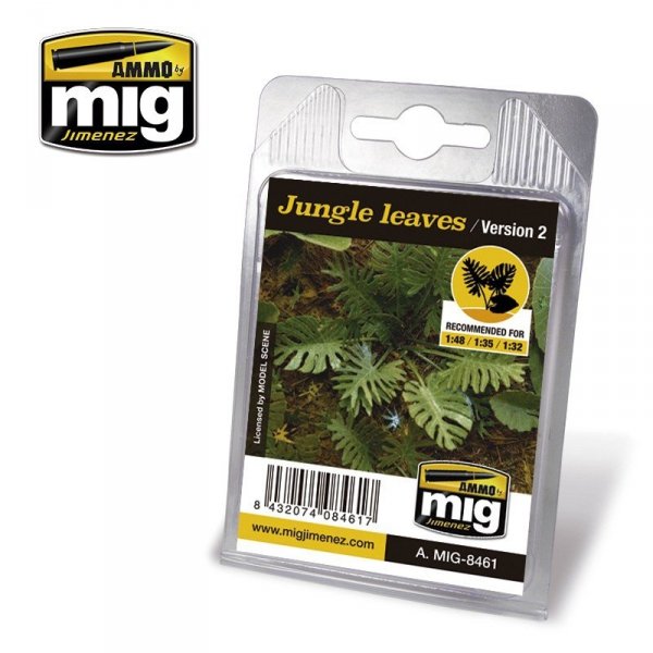 AMMO of Mig Jimenez 8461 JUNGLE LEAVES (VERSION 2)