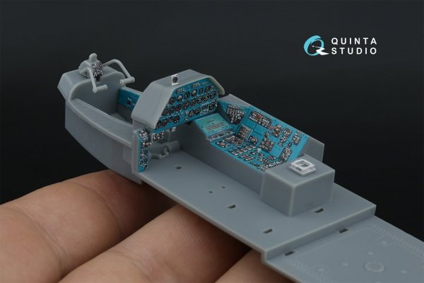 Quinta Studio QD48570 Mi-24A 3D-Printed &amp; coloured Interior on decal paper (Trumpeter) 1/48