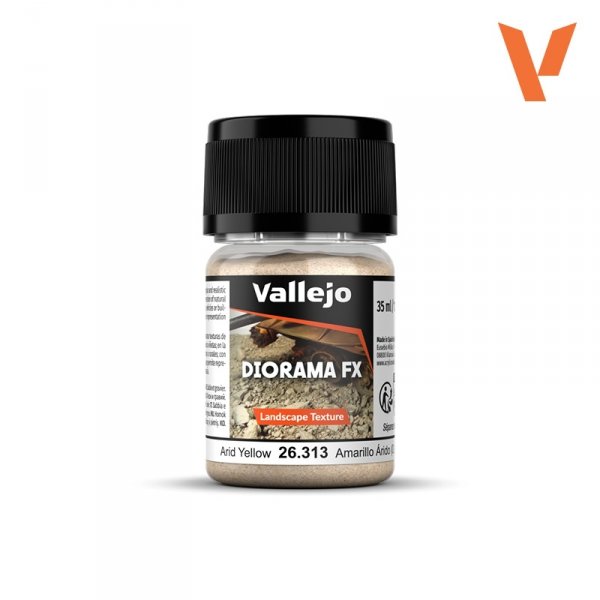 Vallejo 26313 Arid Yellow 0.1-0.6 mm - Diorama FX Landscape Texture 30ml