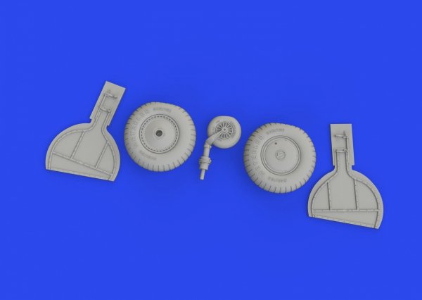 Eduard 648999 Bf 108 wheels EDUARD 1/48