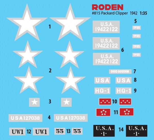 Roden 815 Packard Clipper 1941 1/35