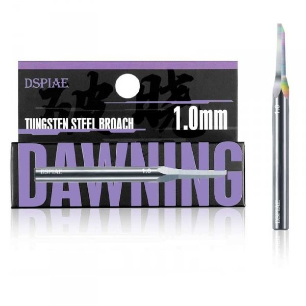 DSPIAE XPB-10 Dawning Tungsten Steel Push Broach 1.0mm / Rysik ze stali wolframowej