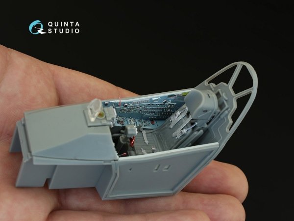 Quinta Studio QD32006 Su-25UB 3D-Printed &amp; coloured Interior on decal paper (for Trumpeter kit) 1/32