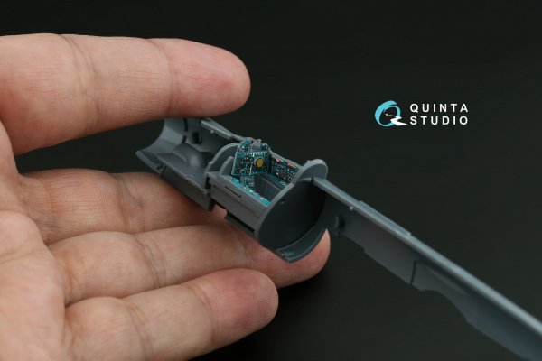 Quinta Studio QD72257 MiG-21MF (Gorkiy plant) 3D-Printed &amp; coloured Interior on decal paper (Eduard) 1/72